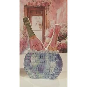 Designer Style Luxury Gucci & Chanel Bubbly Bottles Wall Art Shelf Decor